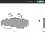 PASTIGLIE FRENO - APRILIA RX 50 08 - CLASSIC 125 96 - PEGASO 125 89 - RE PASTIGLIE FRENO - APRILIA RX 50 08 - CLASSIC 125 96 - PEGASO 125 89 - RE