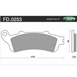 PASTIGLIE FRENO - HONDA  FES 125 PANTHEON 98  =>  02  A   
HONDA  FES 15