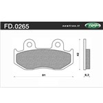 PASTIGLIE FRENO - SUZUKI  AN 250 BURGMAN 96>00