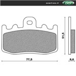 PASTIGLIE FRENO - BMW R 850 R ROADSTER 01 => A BMW R 850 RT ABS PASTIGLIE FRENO - BMW R 850 R ROADSTER 01 => A BMW R 850 RT ABS
