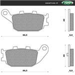 PASTIGLIE FRENO - HONDA  FORZA 250 00  =>  04  P   
HONDA  JAZZ 250 01