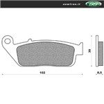 PASTIGLIE FRENO - KYMCO  PEOPLE 250 03  =>  05  P