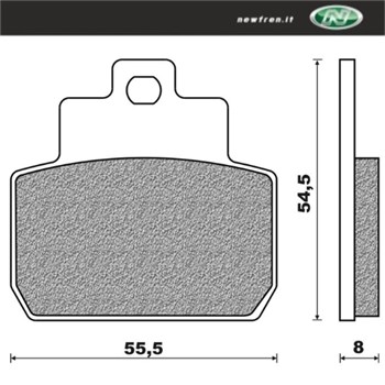 PASTIGLIE FRENO PIAGGIO MP3 125 06-07 P, PIAGGIO X8 125 05