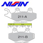 PASTIGLIE FRENO NISSIN NS (NF FD.0122)