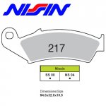 PASTIGLIE FRENO NISSIN NS (NF FD.0141)