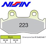 PASTIGLIE FRENO NISSIN SS (NF FD.0067)