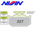 PASTIGLIE FRENO NISSIN ST (NF FD.0144)