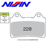 PASTIGLIE FRENO NISSIN NS (NF FD.0104)