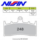 PASTIGLIE FRENO NISSIN RS (NF FD.0199)