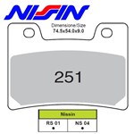 PASTIGLIE FRENO NISSIN NS (NF FD.0191)