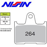 PASTIGLIE FRENO NISSIN NS (NF FD.0272)