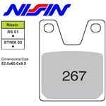 PASTIGLIE FRENO NISSIN RS (NF FD.0261)