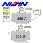 PASTIGLIE FRENO NISSIN SS (NF FD.0207)