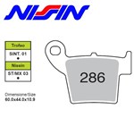 PASTIGLIE FRENO NISSIN ST (NF FD.0329)