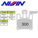 PASTIGLIE FRENO NISSIN ST (NF FD.0352)