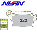 PASTIGLIE FRENO NISSIN ST (NF FD.0412)