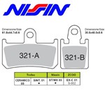 PASTIGLIE FRENO NISSIN ST (FD.0407)