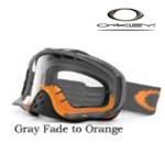 OCCHIALE O-FRAME MX GRAY FADE TO ORANGE W/CLEAR (In Esaurimento)