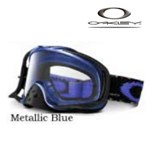 OCCHIALE CROWBAR MX METALLIC BLUE W/CLEAR AF LENS (In Esaurimento)