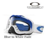 OCCHIALE CROWBAR MX BLUE TO WHITE FADE W/CLEAR (In Esaurimento)