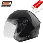 CASCO ORIGINE TORNADO NERO LUCIDO C/BLUETHOOT S-56 (In Esaurimento)