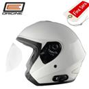 CASCO ORIGINE TORNADO BIANCO LUCIDO C/BLUETHOOT L-60 (In Esaurimento)