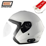 CASCO ORIGINE TORNADO BIANCO LUCIDO C/BLUETHOOT S-56 (In Esaurimento)