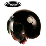 CASCO VISOR RACER NERO LUCIDO TOP GUN XS-54 (In Esaurimento)