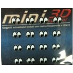 STEMMI 3D MINI SYMBOL OCCHINI NERI-BIANCHI