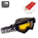 OCCHIALE 89Xi COUGAR VELVET FMX black flock lens yellow (In Esaurimento)