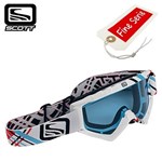 OCCHIALE 89Xi PLAID FMX white blue-black-red lens sky blue (In Esaurimen