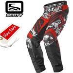 PANTALONI SCOTT 250 GAMBLER NERO-ROSSO 30 (In Esaurimento)