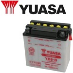 BATTERIA YUASA YB9-B 12V/9AH  C/ACIDO A CORREDO