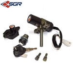 KIT SERRATURE (3PZ) APRILIA LEONARDO 250 99-04 (09.71843)