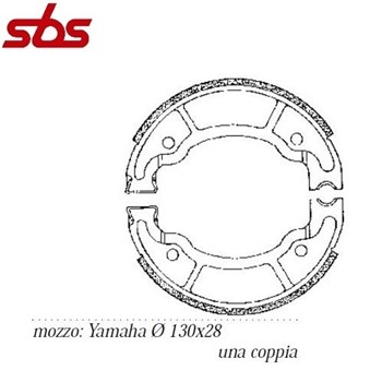 CP. CEPPI FRENO POSTERIORI YAMAHA TT 600 R (GF.1303)
