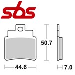 SET 4 PZ. PASTIGLIE FRENO ANTERIORI KYMCO GRANDINK 250(FD.0327)
