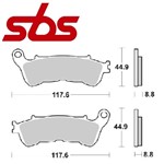CP. PASTIGLIE FRENO ANTERIORI HONDA SH 300 CARBONTECH CP. PASTIGLIE FRENO ANTERIORI HONDA SH 300 CARBONTECH
