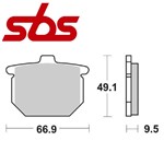 CP. PASTIGLIE FRENO HONDA CB750-900 ANT