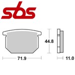 CP. PASTIGLIE FRENO SUZUKI GS 500-550 ANT