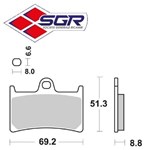 CP. PASTIGLIE FRENO HS SINTER YAMAHA YZF (SINTERIZZATA)(FD.0190) CP. PASTIGLIE FRENO HS SINTER YAMAHA YZF (SINTERIZZATA)(FD.0190)