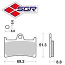 CP. PASTIGLIE FRENO HS SINTER YAMAHA YZF (SINTERIZZATA)(FD.0190)