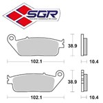 CP. PASTIGLIE FRENO HONDA ST 1100 POST CP. PASTIGLIE FRENO HONDA ST 1100 POST
