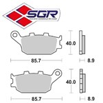 CP. PASTIGLIE FRENO HONDA CBR 600 F 92 POST (FD.0172) (FDB754) CP. PASTIGLIE FRENO HONDA CBR 600 F 92 POST (FD.0172) (FDB754)