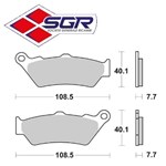 CP. PASTIGLIE FRENO BMW F 650 ANTERIORE FD.0216 674HF