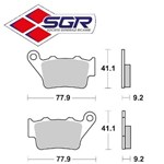 CP. PASTIGLIE FRENO OFFROAD KTM-BMW (FD.0206)