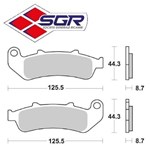 CP. PASTIGLIE FRENO HONDA CBR 1000 FP ANT (ORGANICA)(FD.0203)