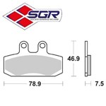CP. PASTIGLIE FRENO HONDA SJ50 BALI ANT. (Vedi Articolo 6561240)(FD.0238 CP. PASTIGLIE FRENO HONDA SJ50 BALI ANT. (Vedi Articolo 6561240)(FD.0238