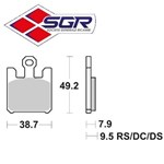 SET 4 PZ. PASTIGLIE FRENO ANT. KAWASAKI ZX 6R 2003 (SINTERIZZATA)FD.352 SET 4 PZ. PASTIGLIE FRENO ANT. KAWASAKI ZX 6R 2003 (SINTERIZZATA)FD.352