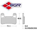 CP. PASTIGLIE FRENO SUZUKI 600-750 GSX R 04 (NF FD.0362) (SINTERIZZATA)