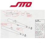 MARMITTE PER SUZUKI GSX 750 EF-ES 85>87 NERE (In Esaurimento)